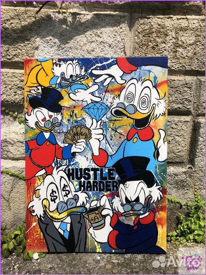 Мотивационные картины на стену баксы арт холст