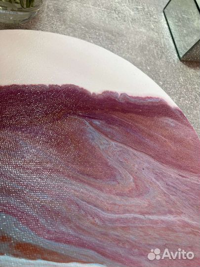 Картина в технике Fluid Art