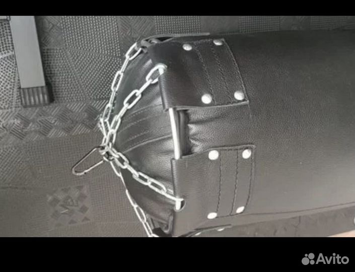 Боксерский кожаный профессиональный мешок - 60кг