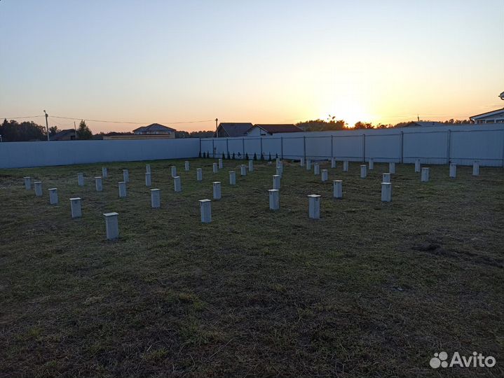 Сваи забивные железобетонные. Фундамент