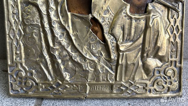 Икона Казанская Богородица в Окладе