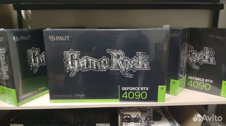Видеокарты Rtx 4090 palit gamerock новые