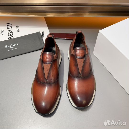 Мужские кроссовки berluti Fast Track Leather