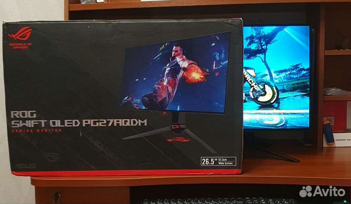 Игровой монитор 4К oled Asus PG27aqdm