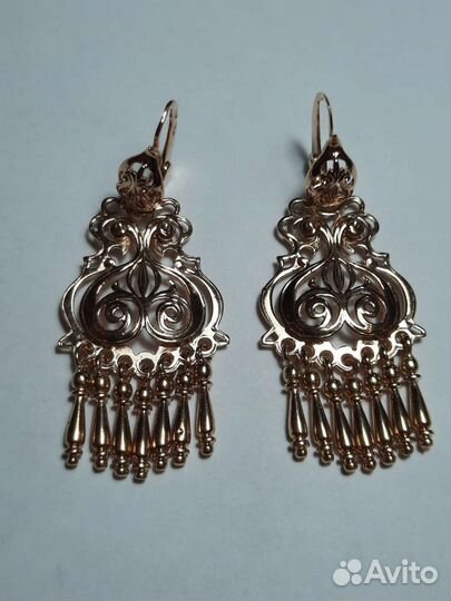 Золотые серьги