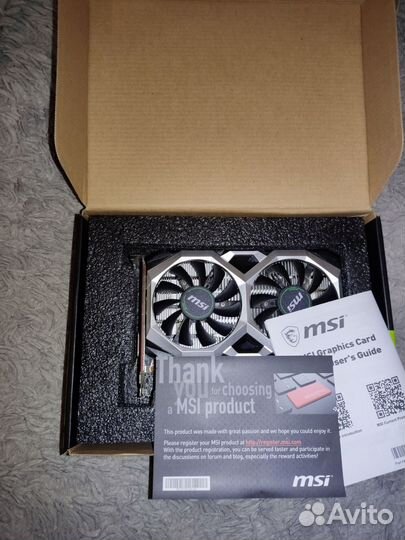 Видеокарта GTX 1650 4gb MSI
