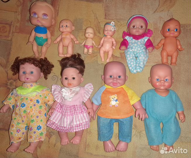 Кукла пупсик много большие и маленькие