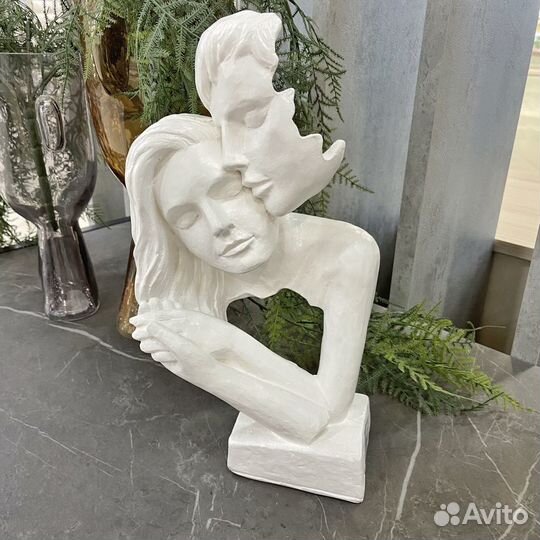 Нежность статуэтка для декора(белый)