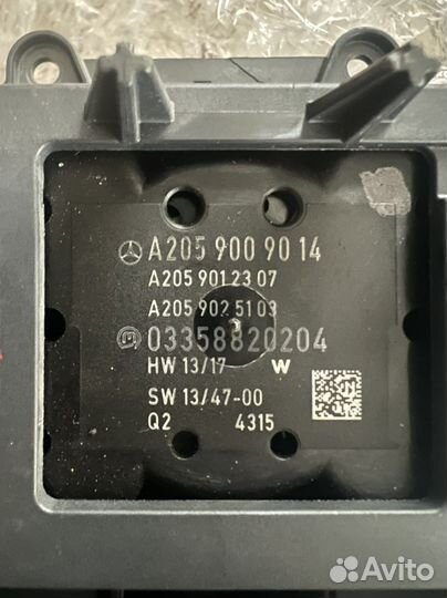 Джойстик центральной конс. Mercedes A2059009014)