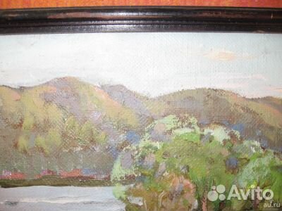 Пейзаж на холсте