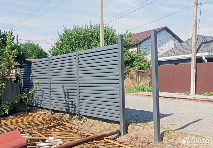 Забор жалюзи под заказ