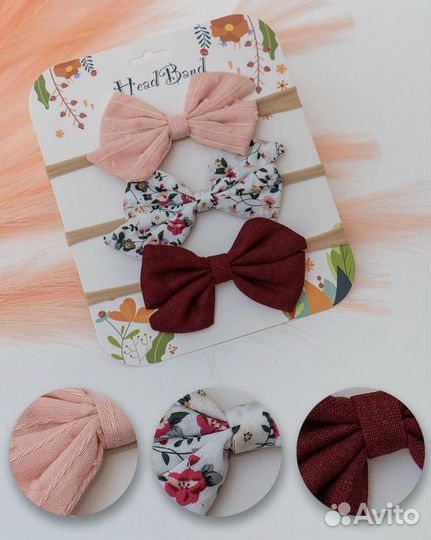 Повязки на голову для малышки, новые наборы