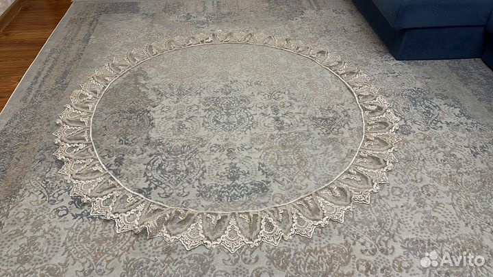 Силиконовая скатерть с кружевом