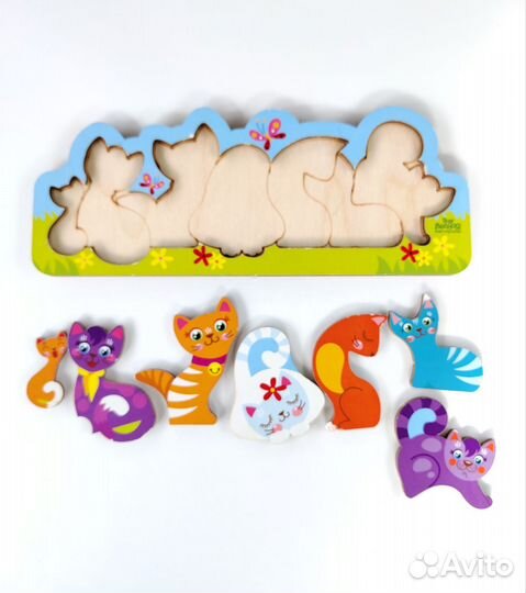 Магнитный пазл Одень мишку