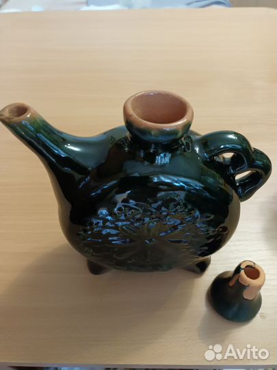 Глиняный кувшин для вина СССР