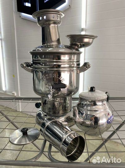 Самовар на дровах углях в Краснодаре