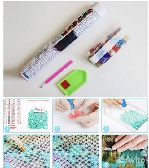 Картины алмазная мозаика 30'30