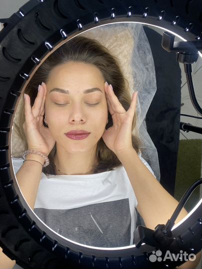 Перманентный макияж бровей, губ