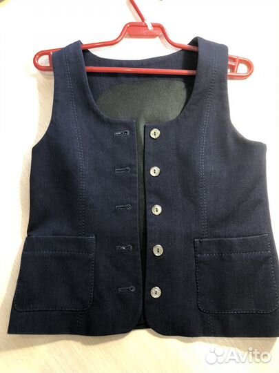 Жилет школьный для девочки 128