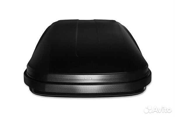 Бокс на крышу Евродеталь Магнум 390 черный карбон