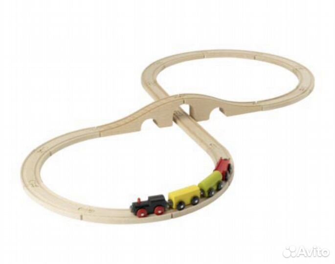 IKEA деревянная железная дорога