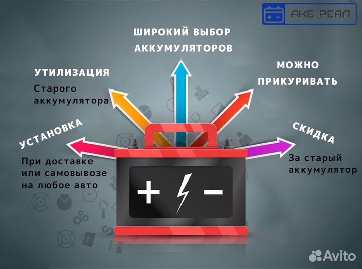 Аккумулятор с доставкой бу