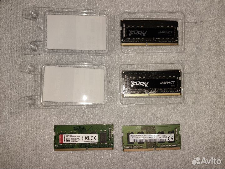 Озу Ddr 3/Ddr 4/ 1Gb/2Gb/4Gb/8Gb