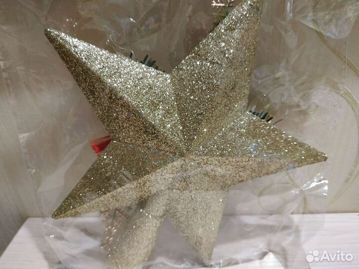 Наконечник на елку звезда