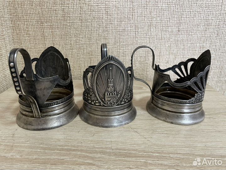 Подстаканники СССР разные