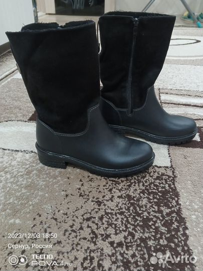 Женские резиновые сапоги