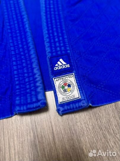 Кимоно для дзюдо adidas синие 160см