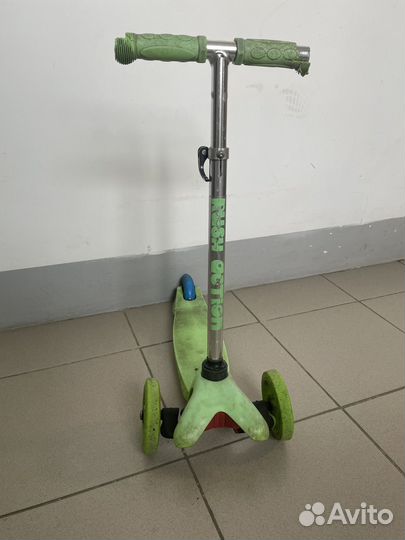 Самокат детский трехколесный бу