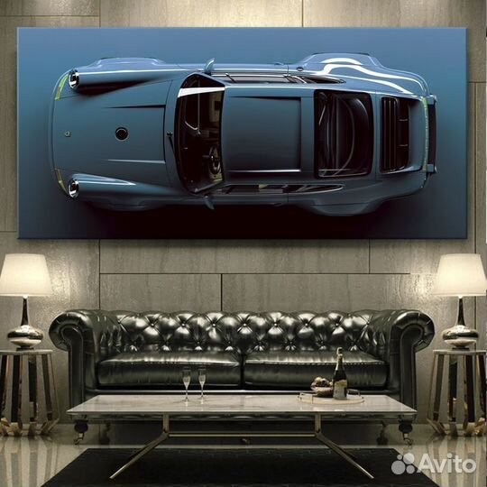 Шикарнейшие картины на холсте 3D Sports Car Калин