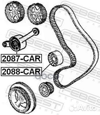 Ролик ремня грм 2087-CAR Febest