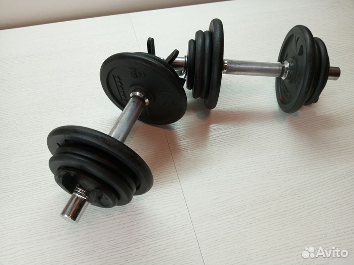 Гантели разборные 42 кг бу