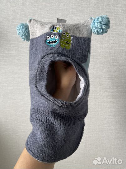 Шапка шлем зимняя 44