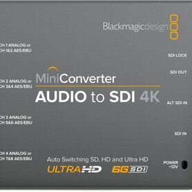 Blackmagic Mini Converter Audio to SDI 4K