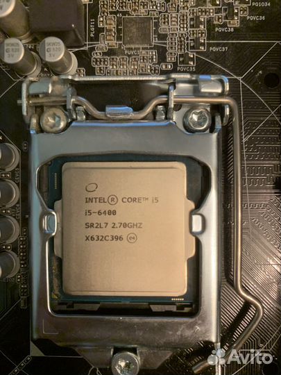 Материнская плата с процессором i5 6400