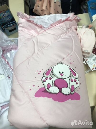 Комплект на выписку для девочки, весна-осень