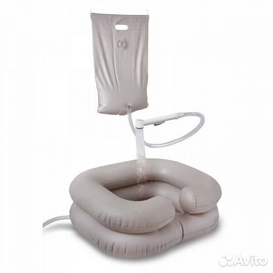 Надувной подголовник для мытья головы