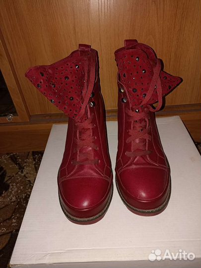 Ботильоны натуральная кожа 39размер