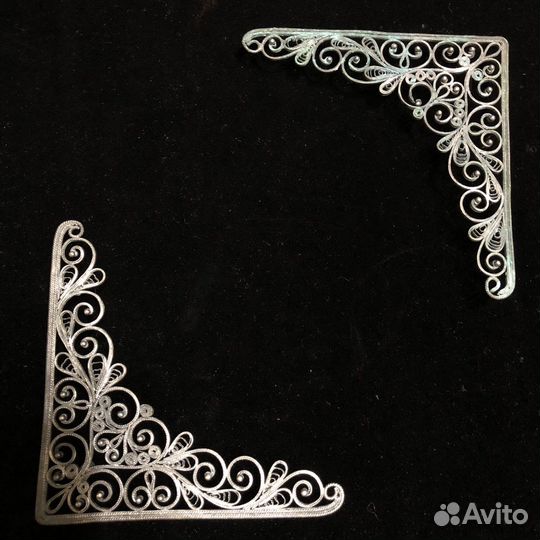 Накладки декоративные скань