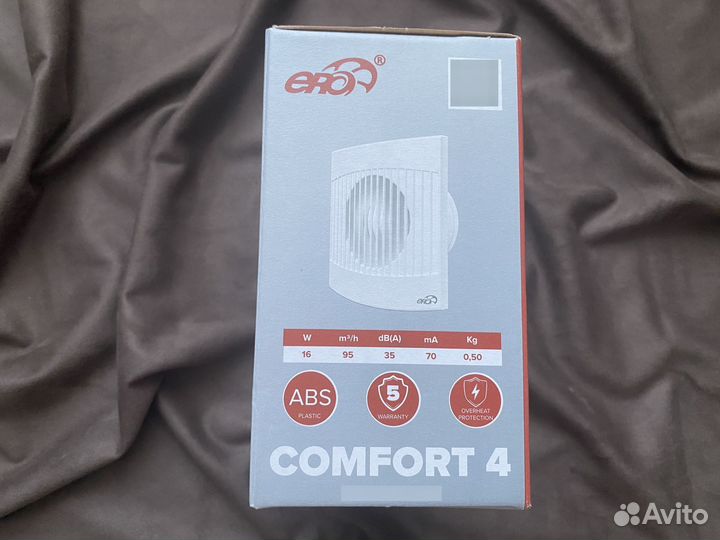Вентилятор вытяжной era comfort 4 новый