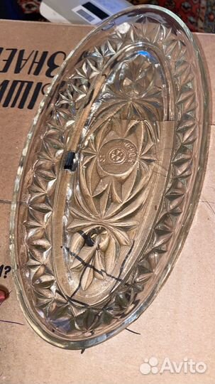 Селедочница СССР стекло