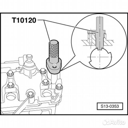 Набор фиксаторов грм VAG для 1.2 6V/12V