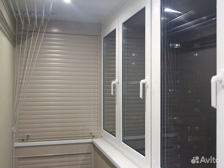 Шкаф с рольставнями на балкон на заказ с доставкой