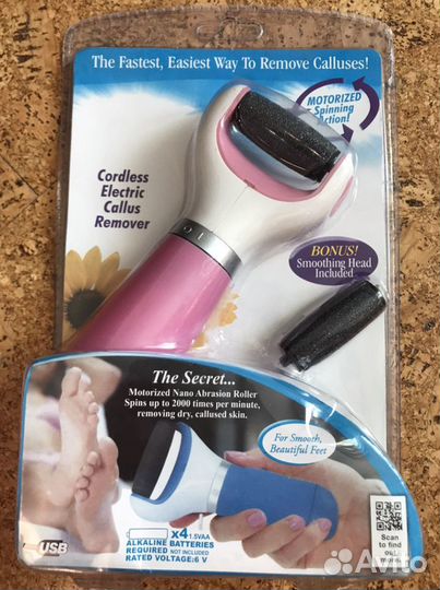 Электрическая пилка, роллер для пяток