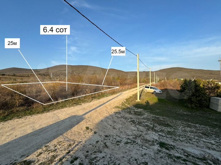 Участок 6,4 сот. (ИЖС)