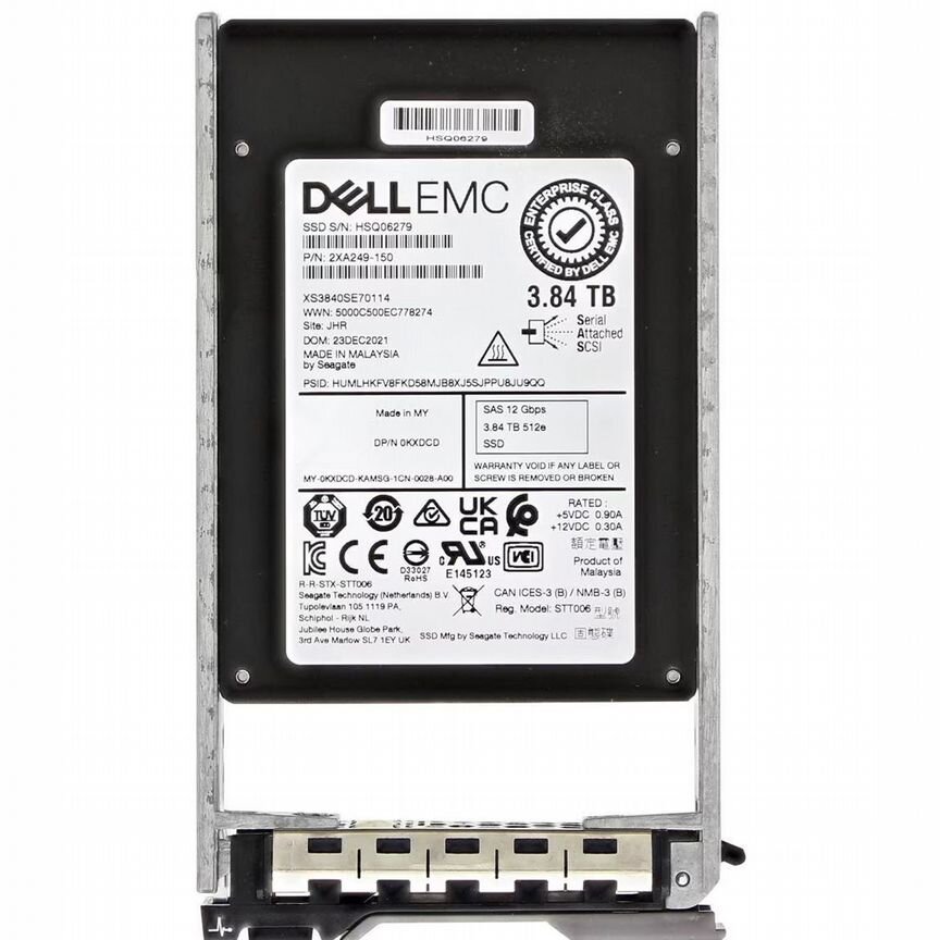 [0KXDCD] Жесткий Диск Dell Kxdcd 3.84tb Sas 2,5" Ssd 0kxdcd