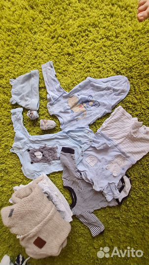 Вещи на мальчика от 0 до 3 месяцев